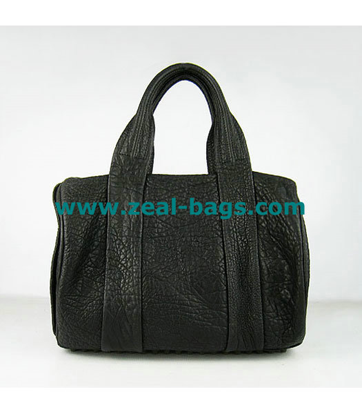 AAA Replica Alexander Wang Rocco Mini Duffle Top Handle Black Gold Metal